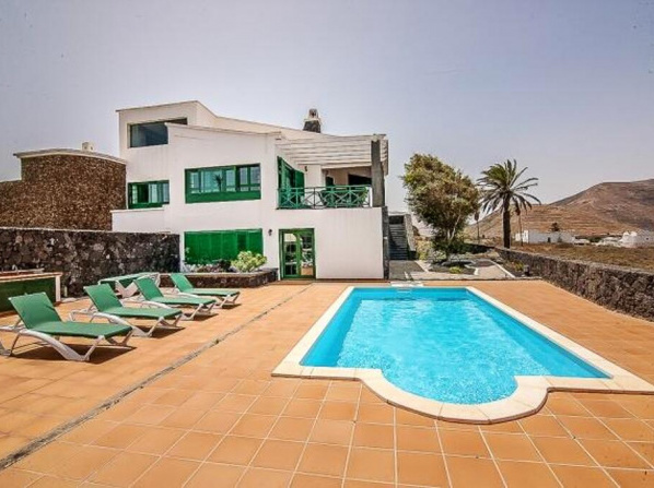 Villa with 4 bedrooms in Yaiza with wonderful mountain view private pool furnished terrace