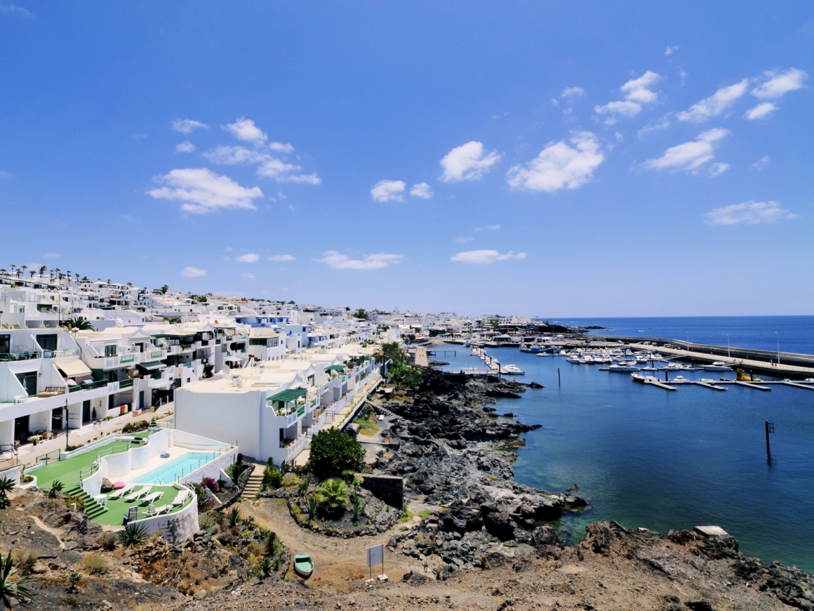 'Puerto Calero, Lanzarote, Canary Islands, Spain' - Lanzarote